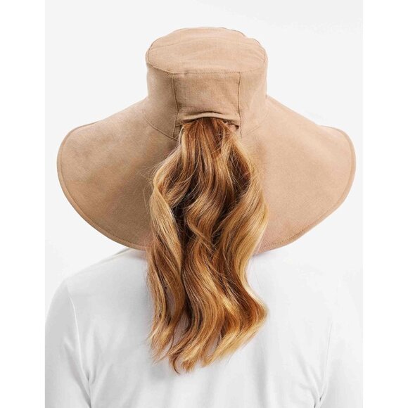 Women’s Cotton Linen Sun Hat UPF 50+ Packable Adjustable for Travel Beach Outdoo main image 4